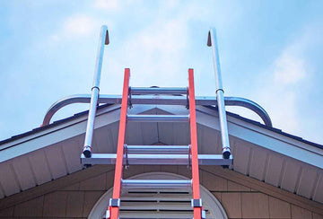 extension ladder roof stabilizer