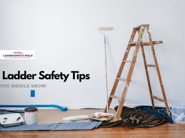 Ladder with white background